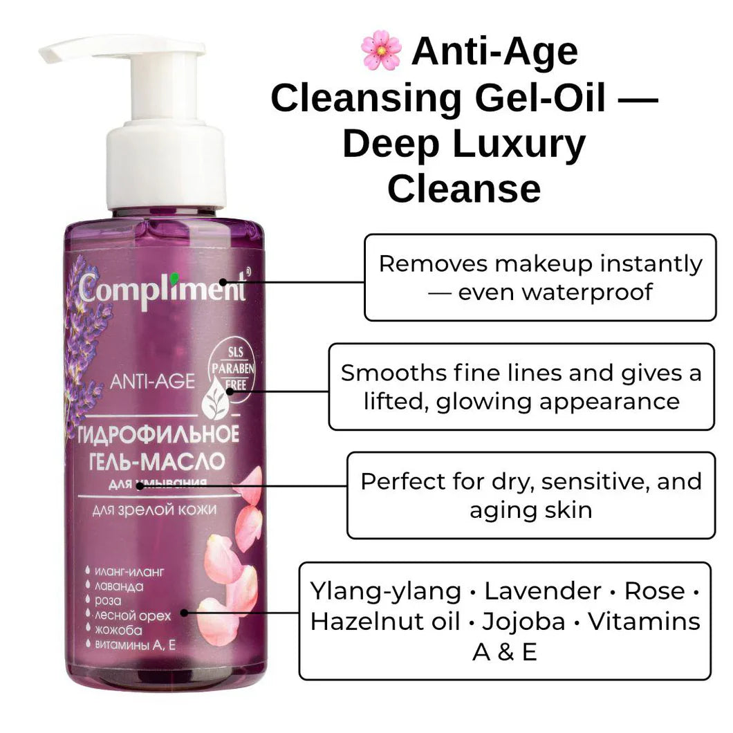 Anti-Age Cleansing Gel-Oil - Deep Luxury Cleanse